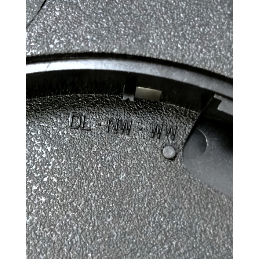 LED таванно осветително тяло LED/40W/230V 3000/4000/6500K Ø 50 см черно